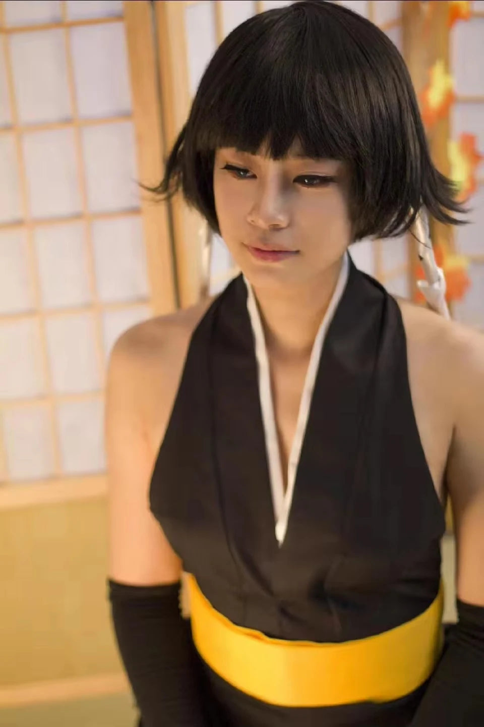 Captain Soi Fon Cosplay Costume | Bleach Anime Cosplay | Crunchyroll
