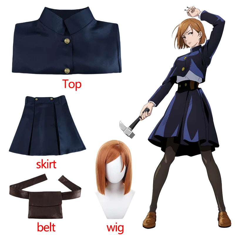 Nobara Kugisaki Cosplay Costume Uniform | Jujutsu Kaisen Anime | Crunchyroll