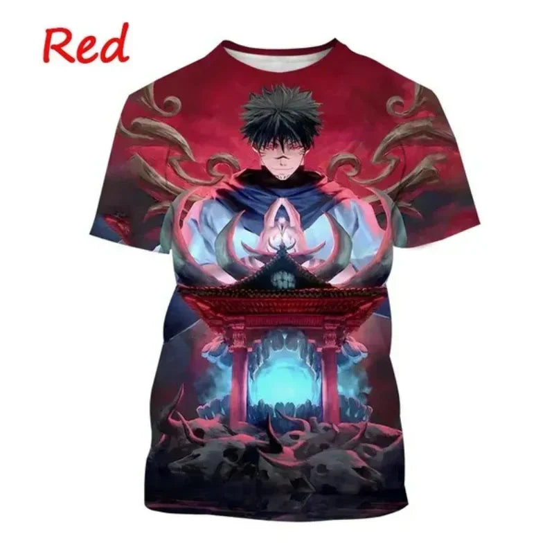 Gojo Satoru, Itadori Yuji & Sukuna 3D Print T-Shirt – Jujutsu Kaisen Anime Streetwear | Crunchyroll