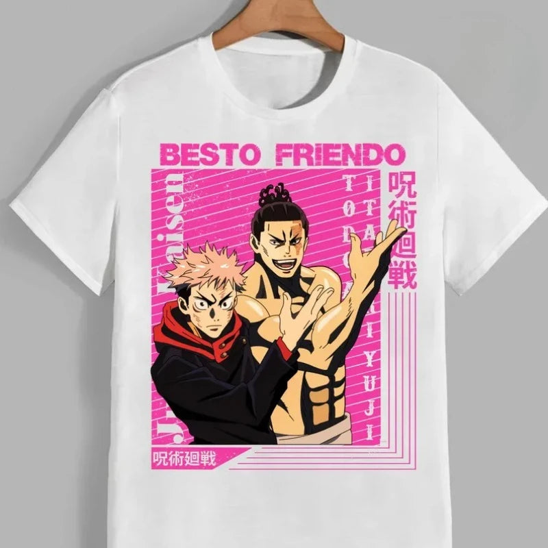 Itadori Yuji & Todo 'Besto Friendo' Shirt – Jujutsu Kaisen Anime T-Shirt | Crunchyroll