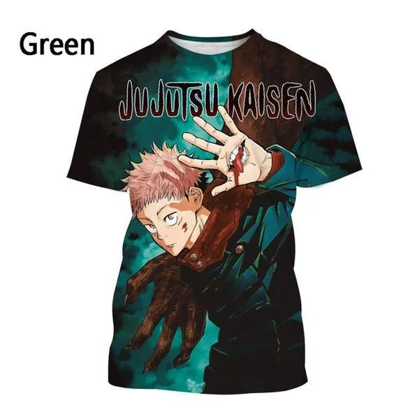 Jujutsu Kaisen 3D Printed T-Shirt – Official Anime Streetwear | Crunchyroll