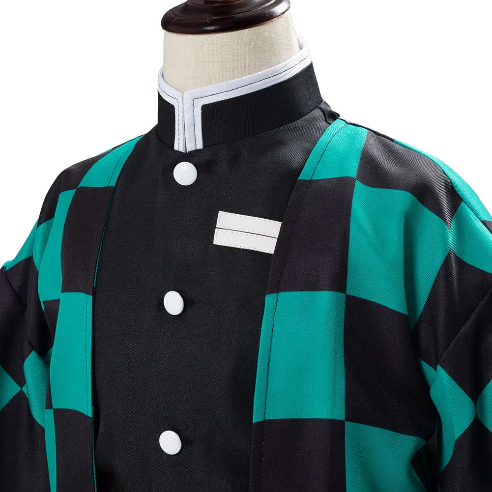 Kamado Tanjiro Cosplay Costume – Demon Slayer Anime Cosplay | Crunchyroll