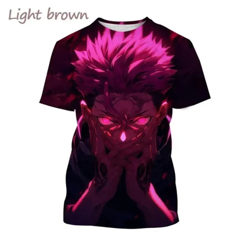 Gojo Satoru, Itadori Yuji & Sukuna 3D Print T-Shirt – Jujutsu Kaisen Anime Streetwear | Crunchyroll