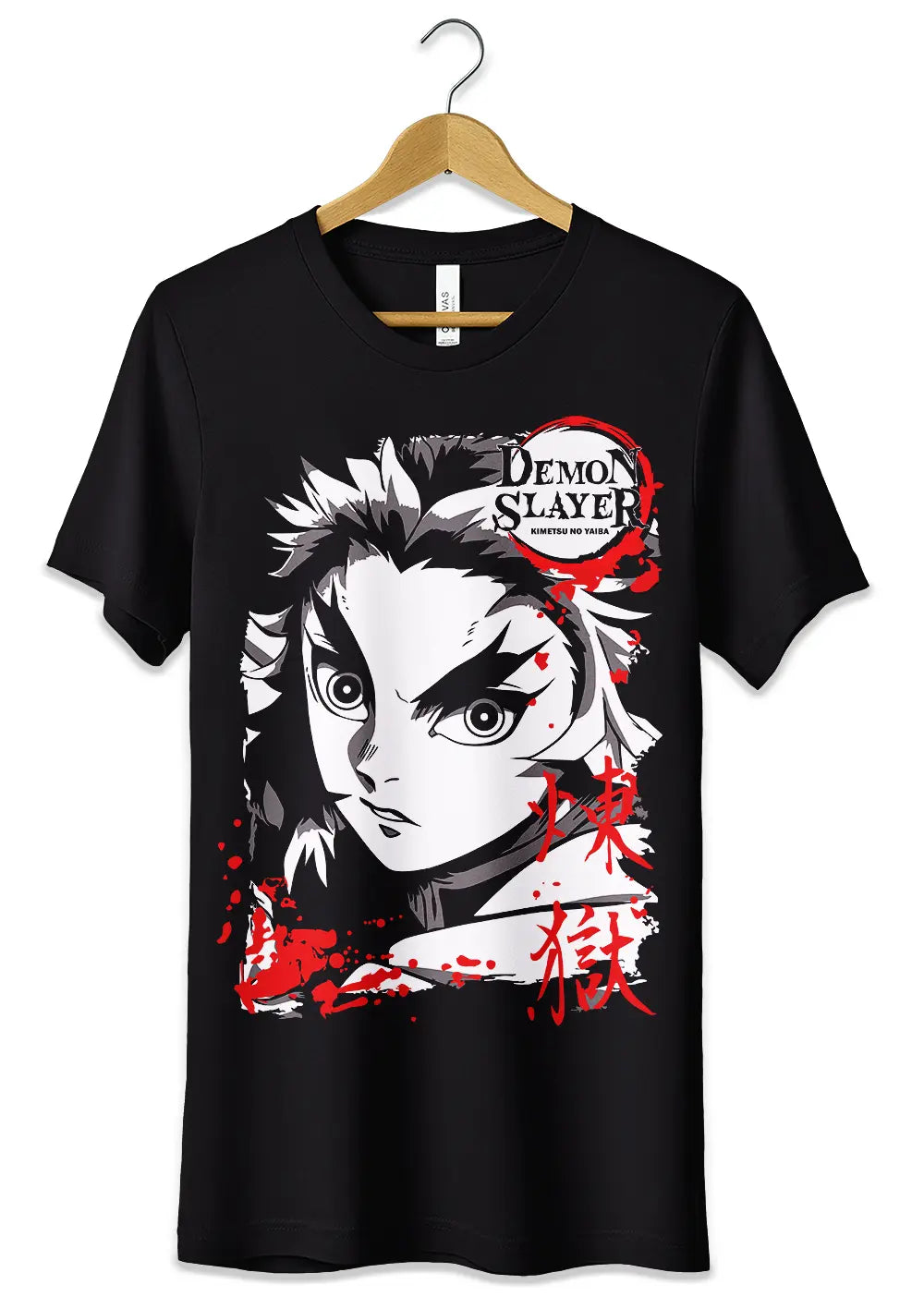 T-Shirt Maglietta Kyojuro Rengoku Demon Slayer-0